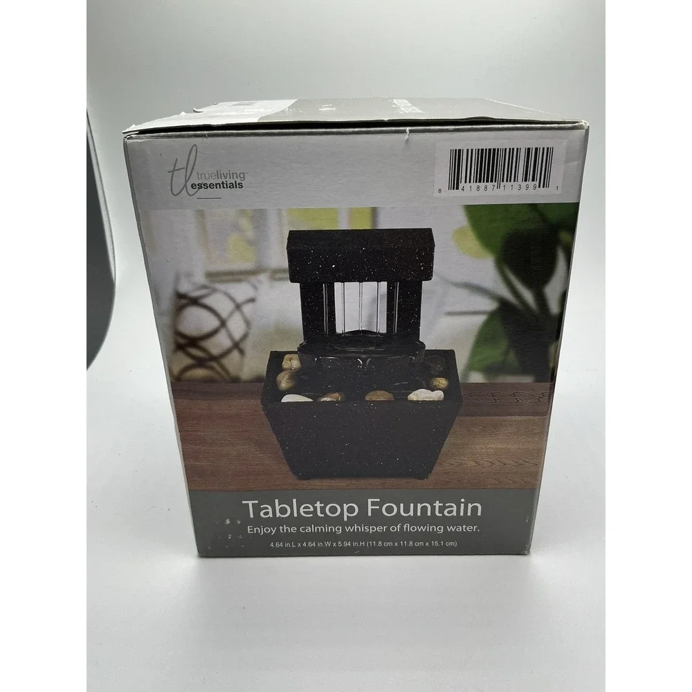 True‎ Living Essential, Tabletop Fountain. New Open Box